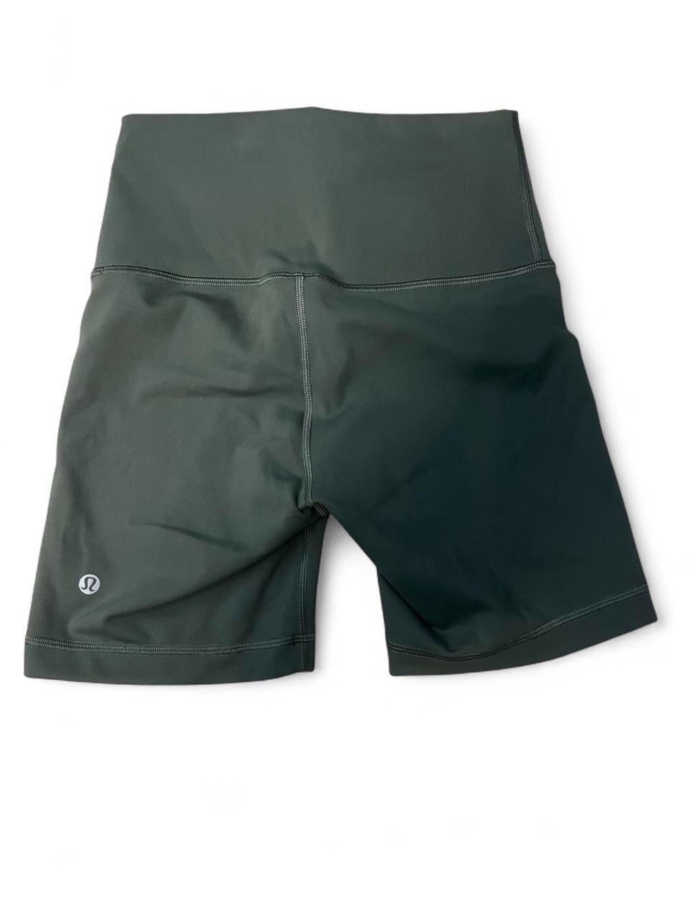lululemon athletica High-Waist Women’s Bike Shorts — Deep Green